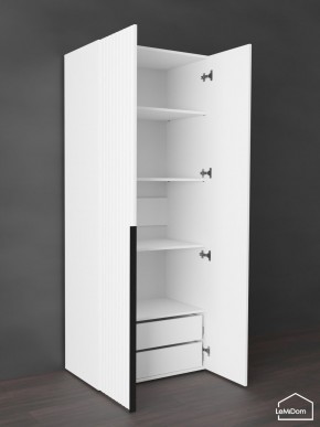 Шкаф Linnea MHR-2-4 2050х800х510 (Белый-М 11.1.2) в Кургане - kurgan.ok-mebel.com | фото 6