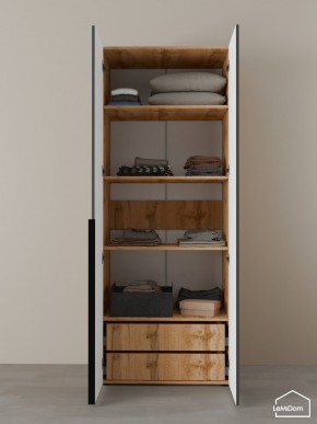 Шкаф Linnea MHR-2-4 2050х800х510 (ДВ-М 11.1.25) в Кургане - kurgan.ok-mebel.com | фото 5