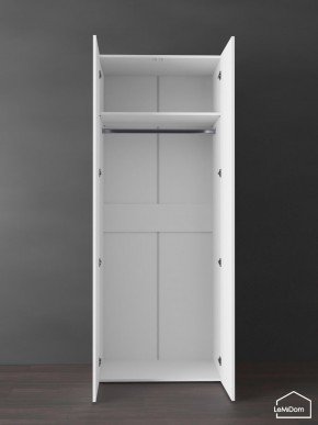 Шкаф Linnea MHR-2PO 2050х800х510 (Белый-М 11.1.1) в Кургане - kurgan.ok-mebel.com | фото 4