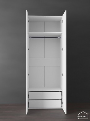 Шкаф Linnea MHR-2PO-3 2050х800х510 (Белый-М 11.1.1) в Кургане - kurgan.ok-mebel.com | фото 4