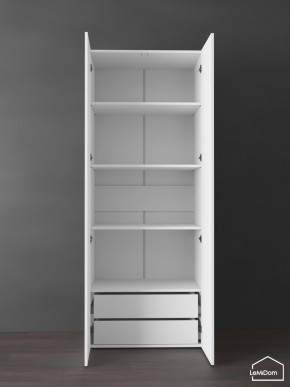 Шкаф Linnea MHR-2PO-4 2050х800х510 (Белый-М 11.1.1) в Кургане - kurgan.ok-mebel.com | фото 5