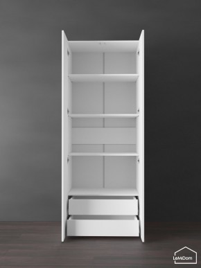 Шкаф Linnea MHR-2PO-4 2050х800х510 (Белый-М 11.1.1) в Кургане - kurgan.ok-mebel.com | фото 6