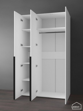 Шкаф Linnea MHR-3-1 2050х1200х510 (Белый-М 11.1.1) в Кургане - kurgan.ok-mebel.com | фото 5
