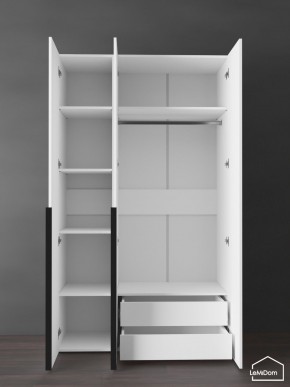 Шкаф Linnea MHR-3-2 2050х1200х510 (Белый-М 11.1.1) в Кургане - kurgan.ok-mebel.com | фото 6