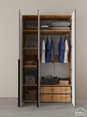 Шкаф Linnea MHR-3-2 2050х1200х510 (ДВ-М 11.1.25) в Кургане - kurgan.ok-mebel.com | фото 5