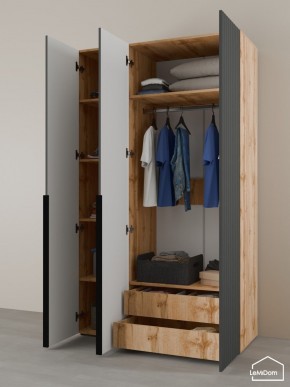 Шкаф Linnea MHR-3-2 2050х1200х510 (ДВ-М 11.1.25) в Кургане - kurgan.ok-mebel.com | фото 6