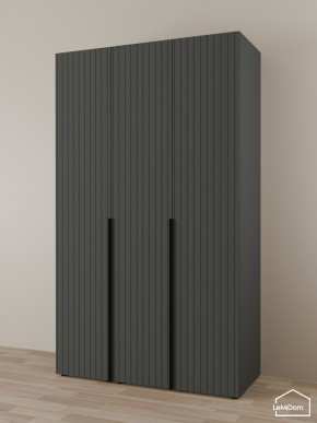 Шкаф Linnea MHR-3-2 2050х1200х510 (Графит-М 11.1.25) в Кургане - kurgan.ok-mebel.com | фото