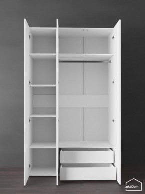Шкаф Linnea MHR-3PO-2 2050х1200х510 (Белый-М 11.1.2) в Кургане - kurgan.ok-mebel.com | фото 5