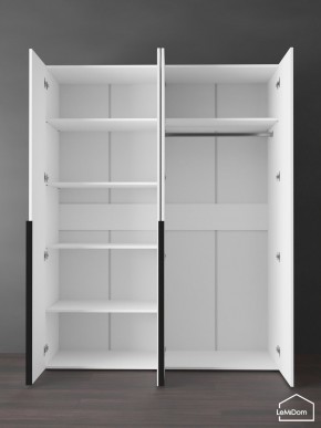 Шкаф Linnea MHR-4-1 2050х1600х510 (Белый-М 11.1.1) в Кургане - kurgan.ok-mebel.com | фото 4