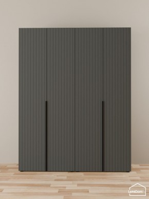 Шкаф Linnea MHR-4-1 2050х1600х510 (Графит-М 11.1.25) в Кургане - kurgan.ok-mebel.com | фото