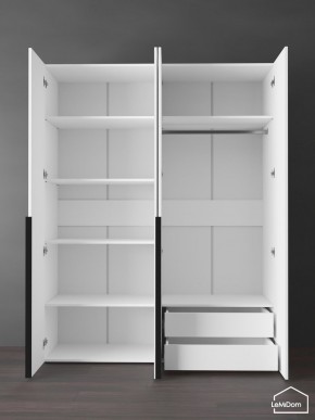 Шкаф Linnea MHR-4-2 2050х1600х510 (Белый-М 11.1.1) в Кургане - kurgan.ok-mebel.com | фото 5