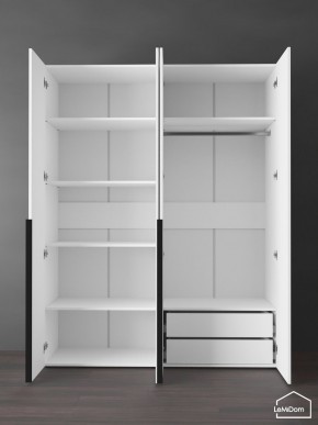 Шкаф Linnea MHR-4-2 2050х1600х510 (Белый-М 11.1.1) в Кургане - kurgan.ok-mebel.com | фото 6