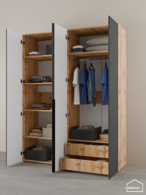 Шкаф Linnea MHR-4-2 2050х1600х510 (ДВ-М 11.1.25) в Кургане - kurgan.ok-mebel.com | фото 5