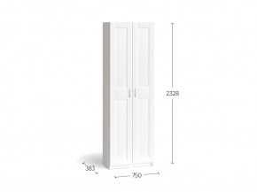 Шкаф МАКС двухдверный узкий, цвет белый в Кургане - kurgan.ok-mebel.com | фото 3