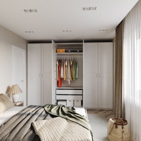 Шкаф МАКС двухстворчатый, цвет белый в Кургане - kurgan.ok-mebel.com | фото 4