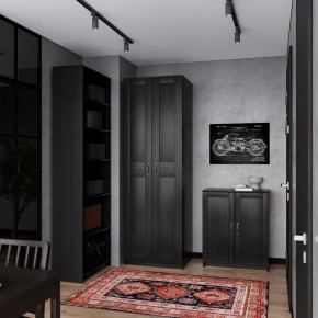 Шкаф МАКС двухстворчатый, цвет Дуб Венге в Кургане - kurgan.ok-mebel.com | фото 4