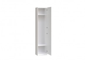 Шкаф МАКС однодверный узкий, цвет белый в Кургане - kurgan.ok-mebel.com | фото 2