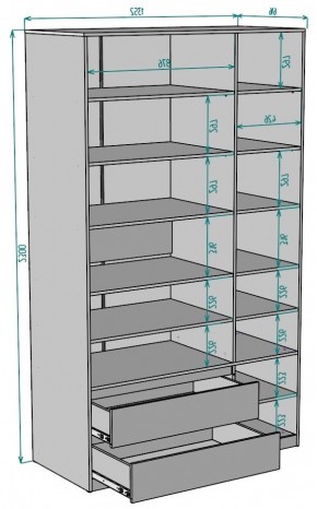 Шкаф Мальта H219 в Кургане - kurgan.ok-mebel.com | фото 2