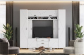 Шкаф настенный "Сандра" 1700 (Белый лофт) в Кургане - kurgan.ok-mebel.com | фото 2