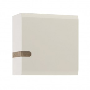 Шкаф навесной 1D/TYP 65, LINATE ,цвет белый/сонома трюфель в Кургане - kurgan.ok-mebel.com | фото 2