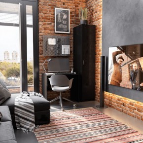 Шкаф ОРИОН однодверный, цвет Дуб Венге в Кургане - kurgan.ok-mebel.com | фото 4