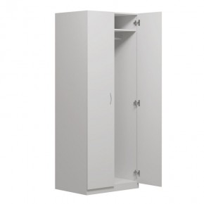 Шкаф ПЕГАС двухдверный, цвет белый в Кургане - kurgan.ok-mebel.com | фото 2