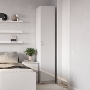 Шкаф ПЕГАС однодверный, цвет белый в Кургане - kurgan.ok-mebel.com | фото 4