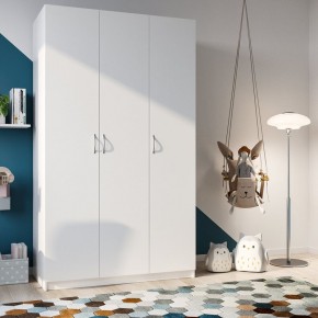 Шкаф ПЕГАС трехдверный, цвет белый в Кургане - kurgan.ok-mebel.com | фото 2