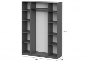 Шкаф платяной Даиго в Кургане - kurgan.ok-mebel.com | фото 3
