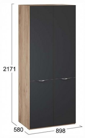 Шкаф платяной Глосс СМ-319.07.003 в Кургане - kurgan.ok-mebel.com | фото 4
