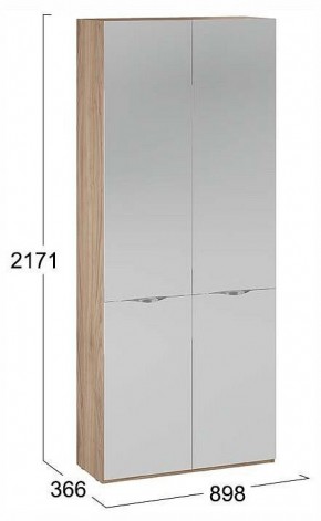 Шкаф платяной Глосс СМ-319.07.014 в Кургане - kurgan.ok-mebel.com | фото 4