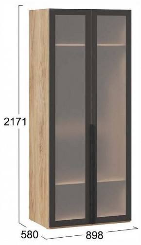 Шкаф платяной Порто СМ-393.07.009 в Кургане - kurgan.ok-mebel.com | фото 2