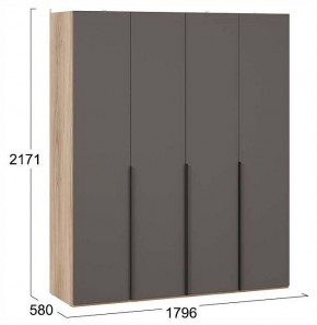 Шкаф платяной Порто СМ-393.07.110 в Кургане - kurgan.ok-mebel.com | фото 3