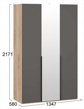 Шкаф платяной Порто СМ-393.07.112 в Кургане - kurgan.ok-mebel.com | фото 3