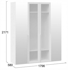 Шкаф платяной Порто СМ-393.07.115 в Кургане - kurgan.ok-mebel.com | фото 4