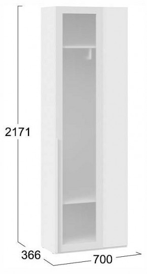 Шкаф платяной Порто СМ-393.07.233 в Кургане - kurgan.ok-mebel.com | фото 4