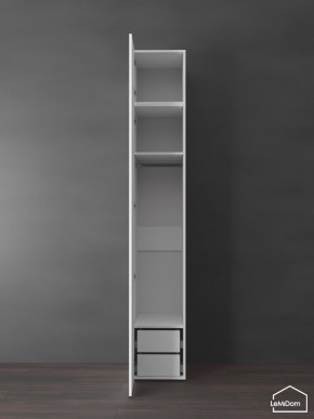 Шкаф с антресолью Linnea MHR-1POA-3 2450х400х510 (Белый-М 11.1.2) в Кургане - kurgan.ok-mebel.com | фото 5