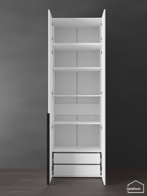 Шкаф с антресолью Linnea MHR-2A-4 2450х800х510 (Белый-М 11.1.2) в Кургане - kurgan.ok-mebel.com | фото 6