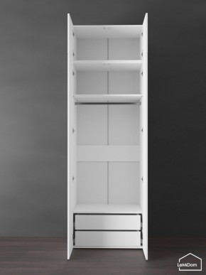 Шкаф с антресолью Linnea MHR-2POA-3 2450х800х510 (Белый-М 11.1.1) в Кургане - kurgan.ok-mebel.com | фото 5