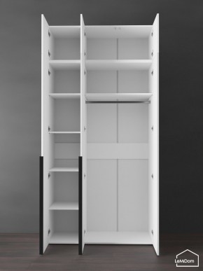 Шкаф с антресолью Linnea MHR-3A-1 2450х1200х510 (Белый-М 11.1.2) в Кургане - kurgan.ok-mebel.com | фото 5