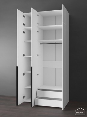 Шкаф с антресолью Linnea MHR-3A-2 2450х1200х510 (Белый-М 11.1.2) в Кургане - kurgan.ok-mebel.com | фото 5