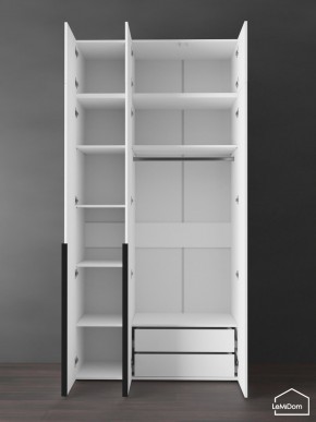 Шкаф с антресолью Linnea MHR-3A-2 2450х1200х510 (Белый-М 11.1.2) в Кургане - kurgan.ok-mebel.com | фото 6