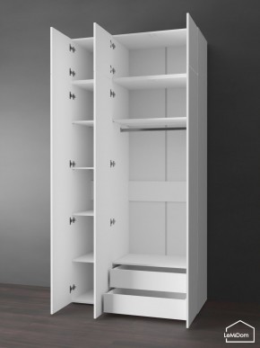 Шкаф с антресолью Linnea MHR-3POA-2 2450х1200х510 (Белый-М 11.1.1) в Кургане - kurgan.ok-mebel.com | фото 5