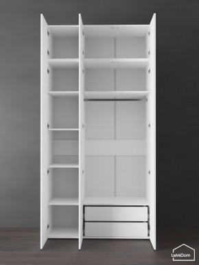Шкаф с антресолью Linnea MHR-3POA-2 2450х1200х510 (Белый-М 11.1.1) в Кургане - kurgan.ok-mebel.com | фото 6