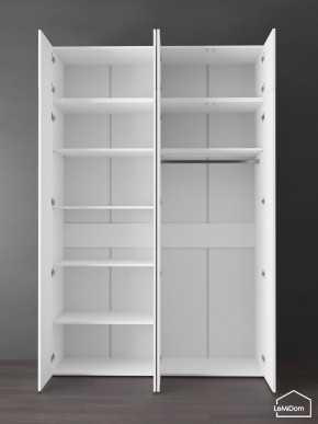 Шкаф с антресолью Linnea MHR-4POA-1 2450х1600х510 (Белый-М 11.1.1) в Кургане - kurgan.ok-mebel.com | фото 4