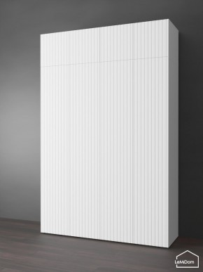 Шкаф с антресолью Linnea MHR-4POA-1 2450х1600х510 (Белый-М 11.1.2) в Кургане - kurgan.ok-mebel.com | фото