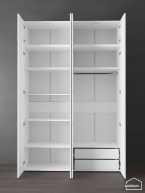 Шкаф с антресолью Linnea MHR-4POA-2 2450х1600х510 (Белый-М 11.1.1) в Кургане - kurgan.ok-mebel.com | фото 5