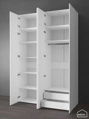 Шкаф с антресолью Linnea MHR-4POA-2 2450х1600х510 (Белый-М 11.1.1) в Кургане - kurgan.ok-mebel.com | фото 6