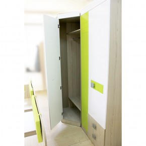 Шкаф угловой 700 Стиль № 3 (туя светлая/лайм) в Кургане - kurgan.ok-mebel.com | фото 4