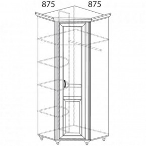 Шкаф угловой №862 "Ралли" (Угол 875*875) в Кургане - kurgan.ok-mebel.com | фото 2